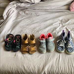 Size 9 toddler girl shoe lot